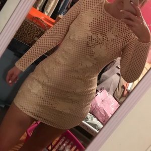 Missguided long sleeve bodycon dress